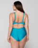 Gold 94658 swimsuit with molded triangle cup blue back