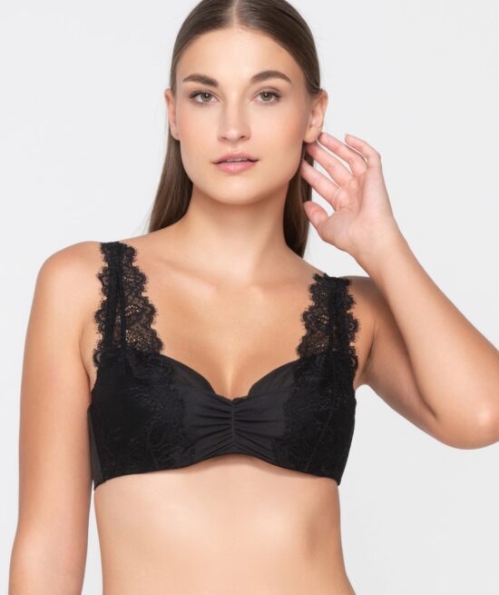 Orchidea non-padded balconette bra C/D/E