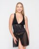 Sylvie 86700 babydoll black front