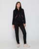 Captivated 8082 zip sweatshirt & 8083 pocket sweatpants black front