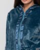 Devoted 8052 zip hoodie blue detail 1