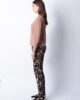Tempted 8091 turtleneck t shirt beige & 8098 sweatpants unique side