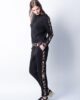 Tempted 8093 sweatshirt & 8097 high waisted chino black side