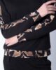 Tempted 8093 sweatshirt black detail