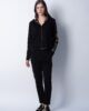 Tempted 8094 zip hoodie & 8097 high waisted chino black front