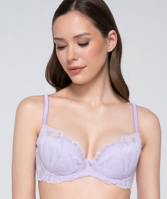 Melody 14241 padded balconette lilac close cut