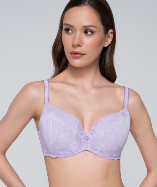 Melody 14242 padded balconette lilac close cut