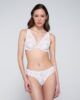 Sylvie 16702 triangle & 26700 string white front