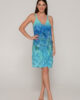 Blue Jay 94541 long v neck dress unique front