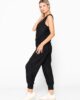 Charmed 8011 racerback top & 8012 capri black side