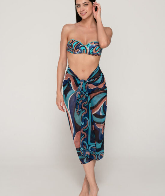 Drop 94622 pareo blue front