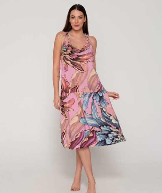 Musa 94561 long dress unique close cut