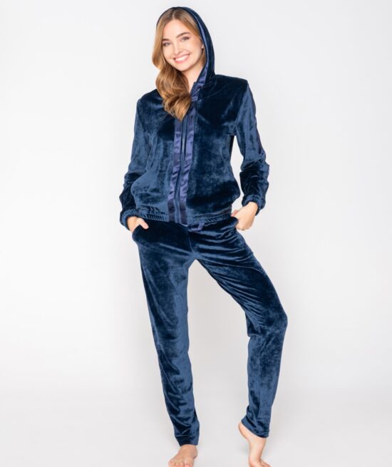 Devoted σετ φούτερ με κουκούλα και στενό παντελόνι