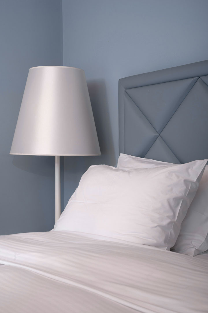 karpenisi forest suites blue deluxe suite bed details