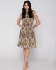 Epoque 94791 midi dress with thin straps unique front