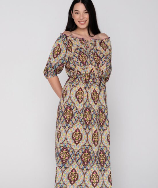 Epoque μακρύ φόρεμα