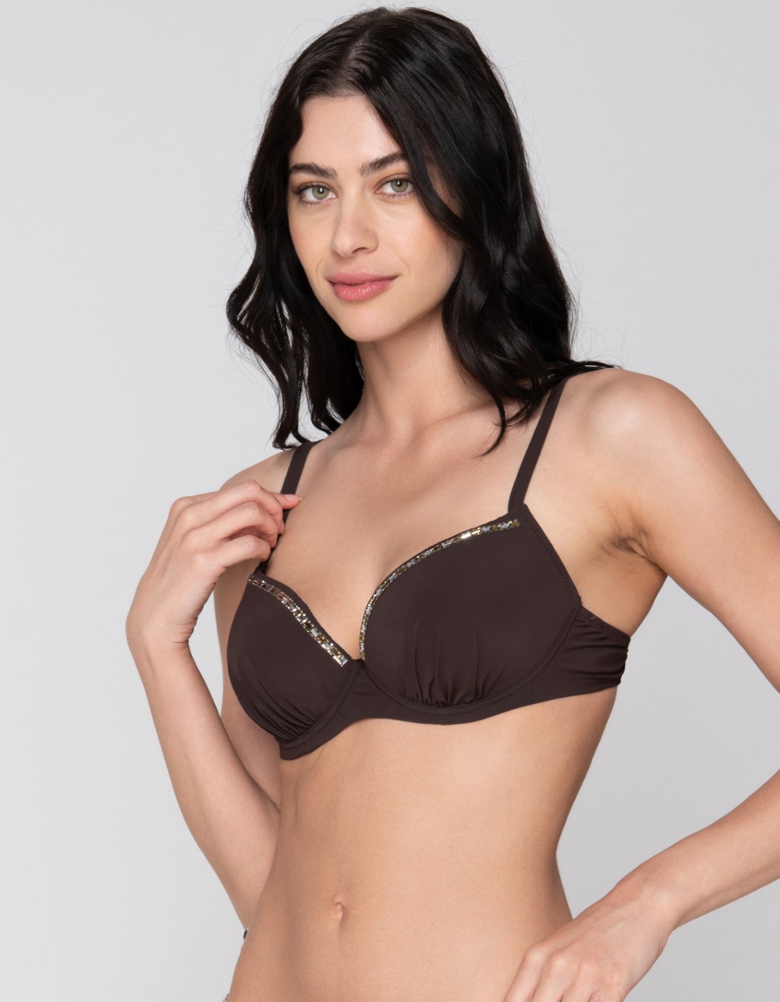 Safari 94804 balconette with molded cup unique close cut