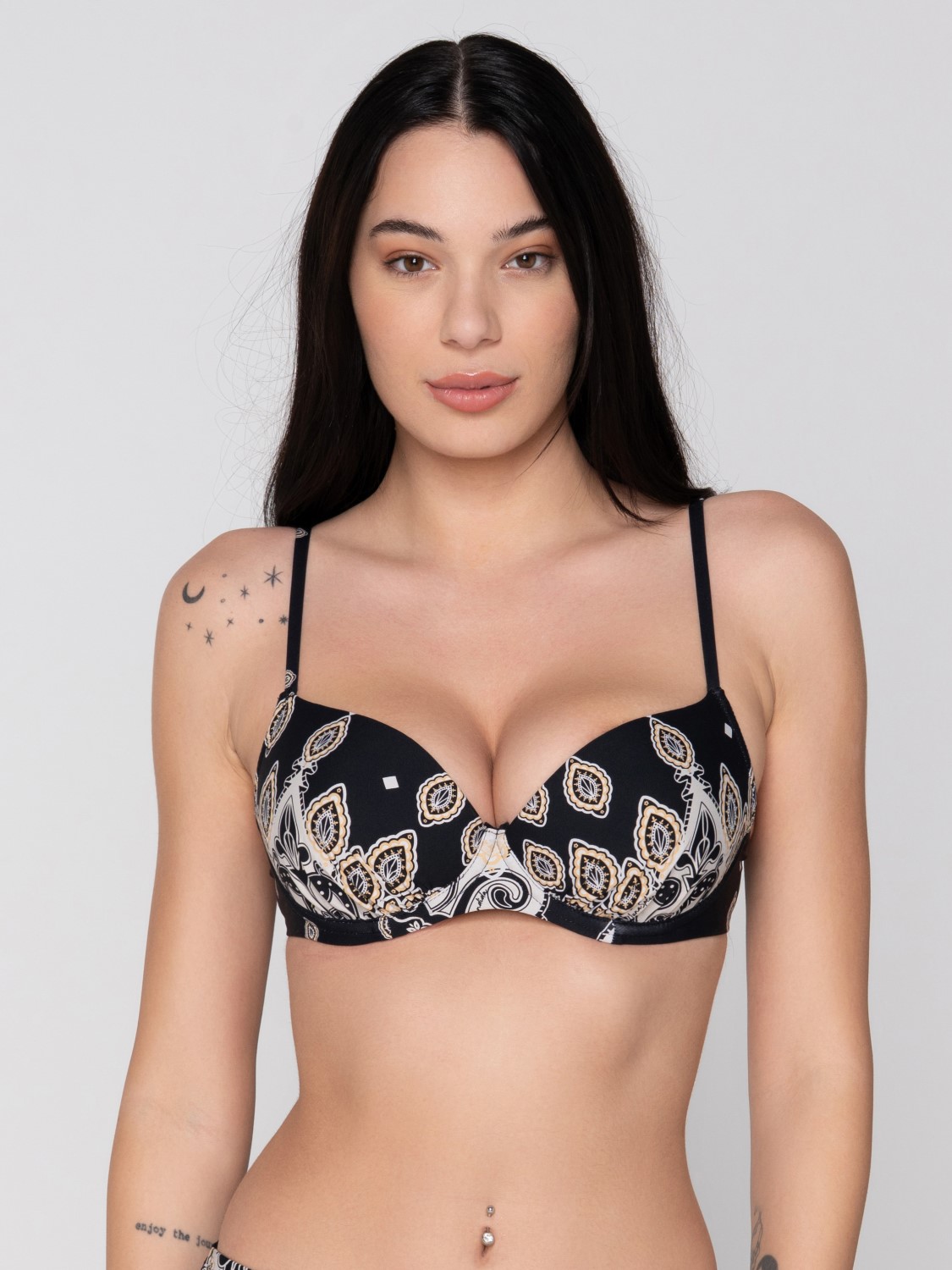 Stellar 94702 balconette with molded cup unique close cut