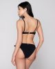Aura 94881 strapless with molded cup & 94884 side tie bottom black back