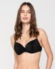 Aura 94883 balconette with molded cup black close cut