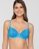 Aura 94883 balconette with molded cup turquoise close cut