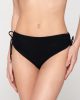 Aura 94886 ruched side bottom black close cut