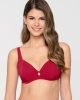 Blue sense 91940 unpadded big size balconette bordeaux close cut