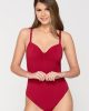 Blue sense 92065 swimsuit underwired bordeaux front   Copy