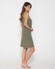 Fresh 91913 mini dress khaki side