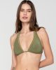 Fresh 94901 triangle with removable cup khaki close cut