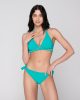Fresh 94902 triangle with cup & 94906 side tie bottom turquoise front