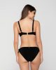 Fresh 94904 unhpadded big size balconette & 94908 ruched side bottom black back