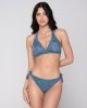 Jeans 94921 triangle with cup & 94923 side tie bottom denim front
