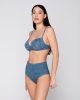 Jeans 94922 balconette with molded cup & 94925 high waist bottom denim side