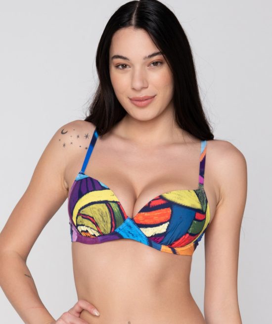 Neon μπικίνι με ελαφριά ενίσχυση C/D