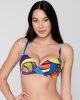 Neon 94763 balconette with molded cup & 94767 ruched bottom 5cm unique front   Copy (2)
