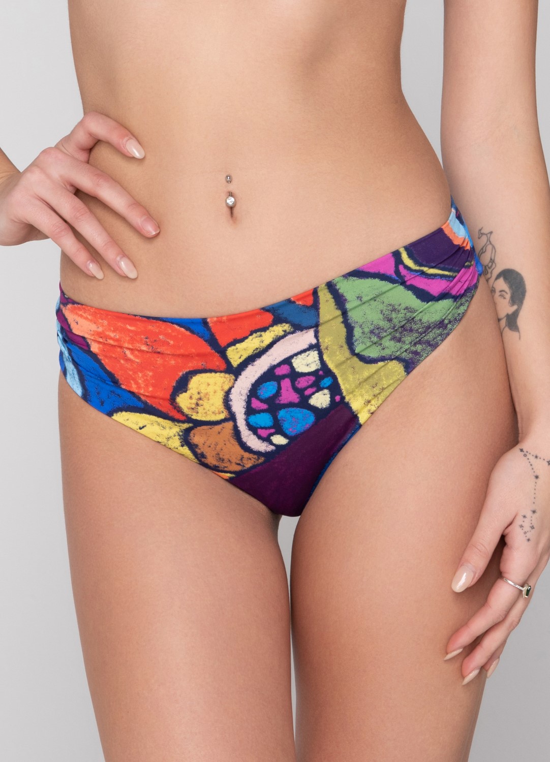Neon 94763 balconette with molded cup & 94767 ruched bottom 5cm unique front   Copy