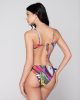 Neon 94768 trikini with removable cup unique back