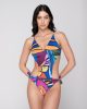 Neon 94768 trikini with removable cup unique front
