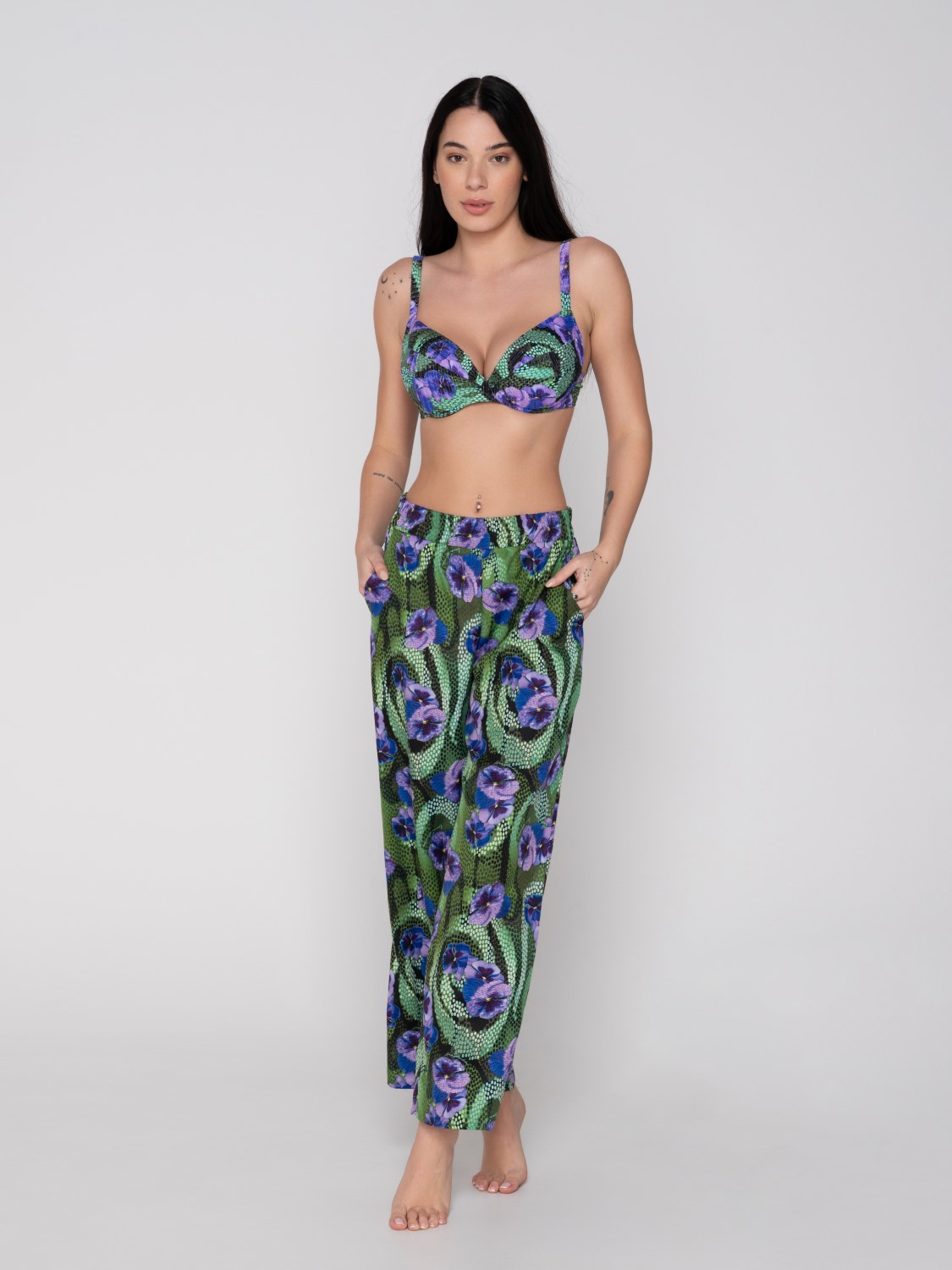 Blossom 94723 3part cup balconette & 94732 pants unique front