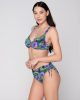 Blossom 94724 unpadded big size balconette & 94727 ruched side bottom unique side