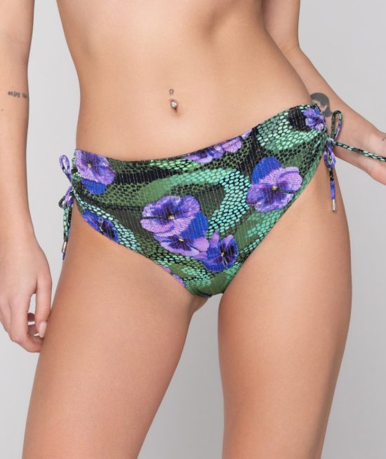 Blossom ψηλόμεσο μπικίνι σλιπ με σούρες