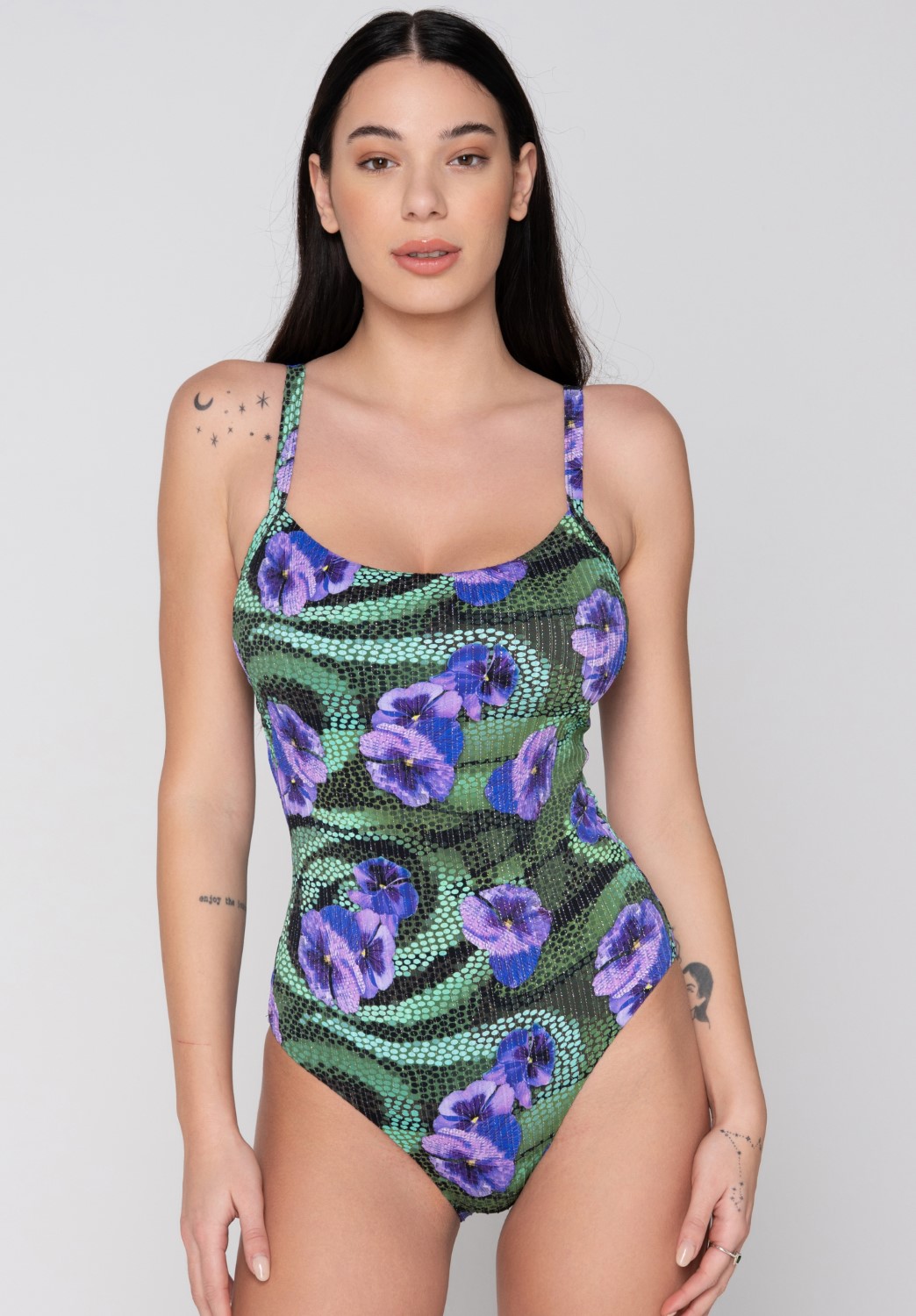 Blossom 94728 swimsuit with removable cup unique close cut