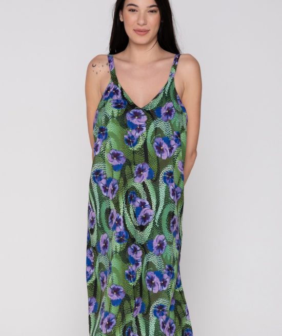 Blossom μακρύ φόρεμα