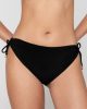 Fresh 94904 94908 ruched side bottom black close cut