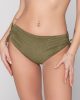 Fresh 94908 ruched side bottom khaki close cut