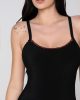 Fresh 94910 swimsuit with removable cup black detail