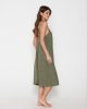 Fresh 94914 long dress khaki side