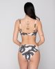 Prisma 94863 unpadded big size balconette & 94865 ruched bottom 5cm unique back