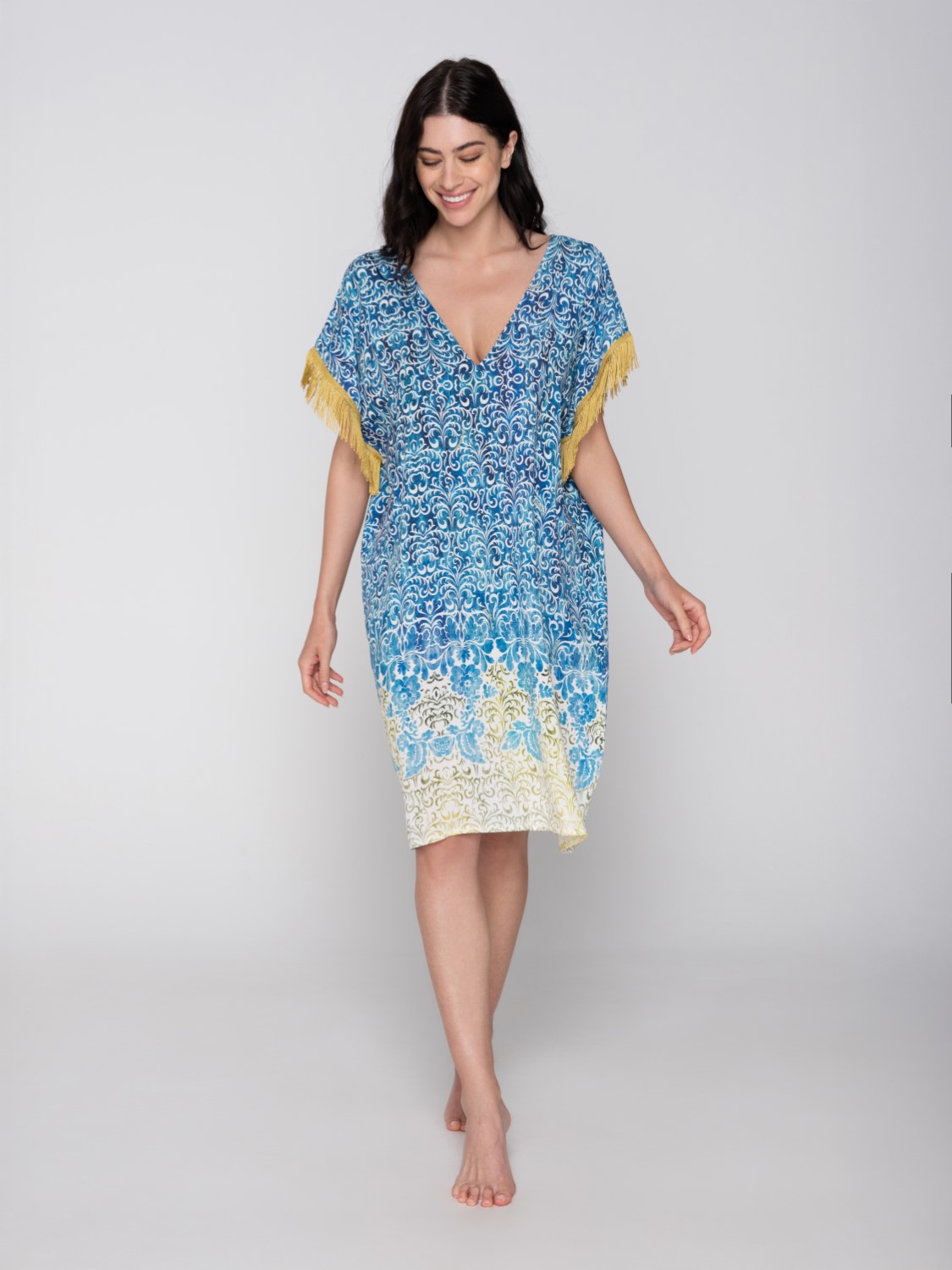 Serenity 94749 kaftan unique front